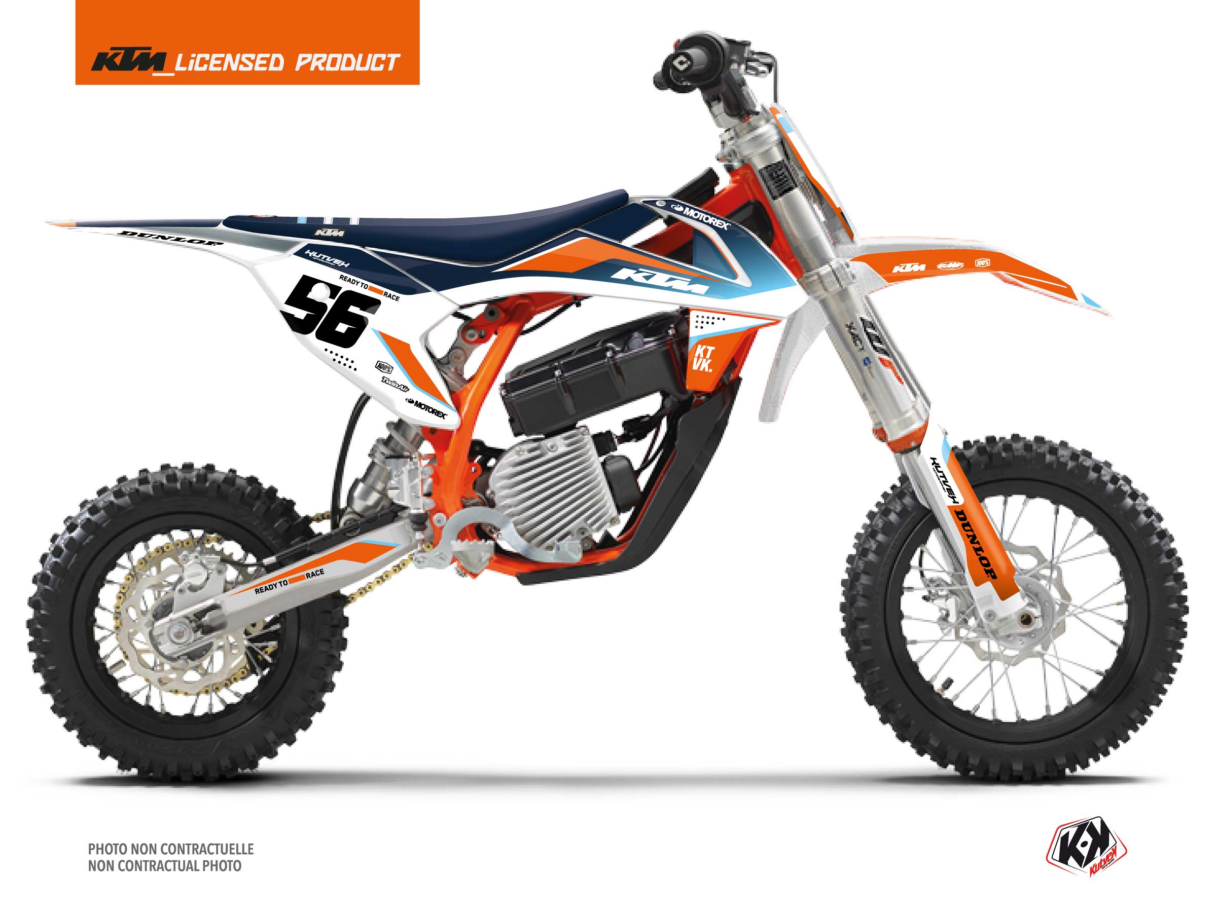 KTM SX-E 5 Dirt Bike Genesis Graphic Kit Blue