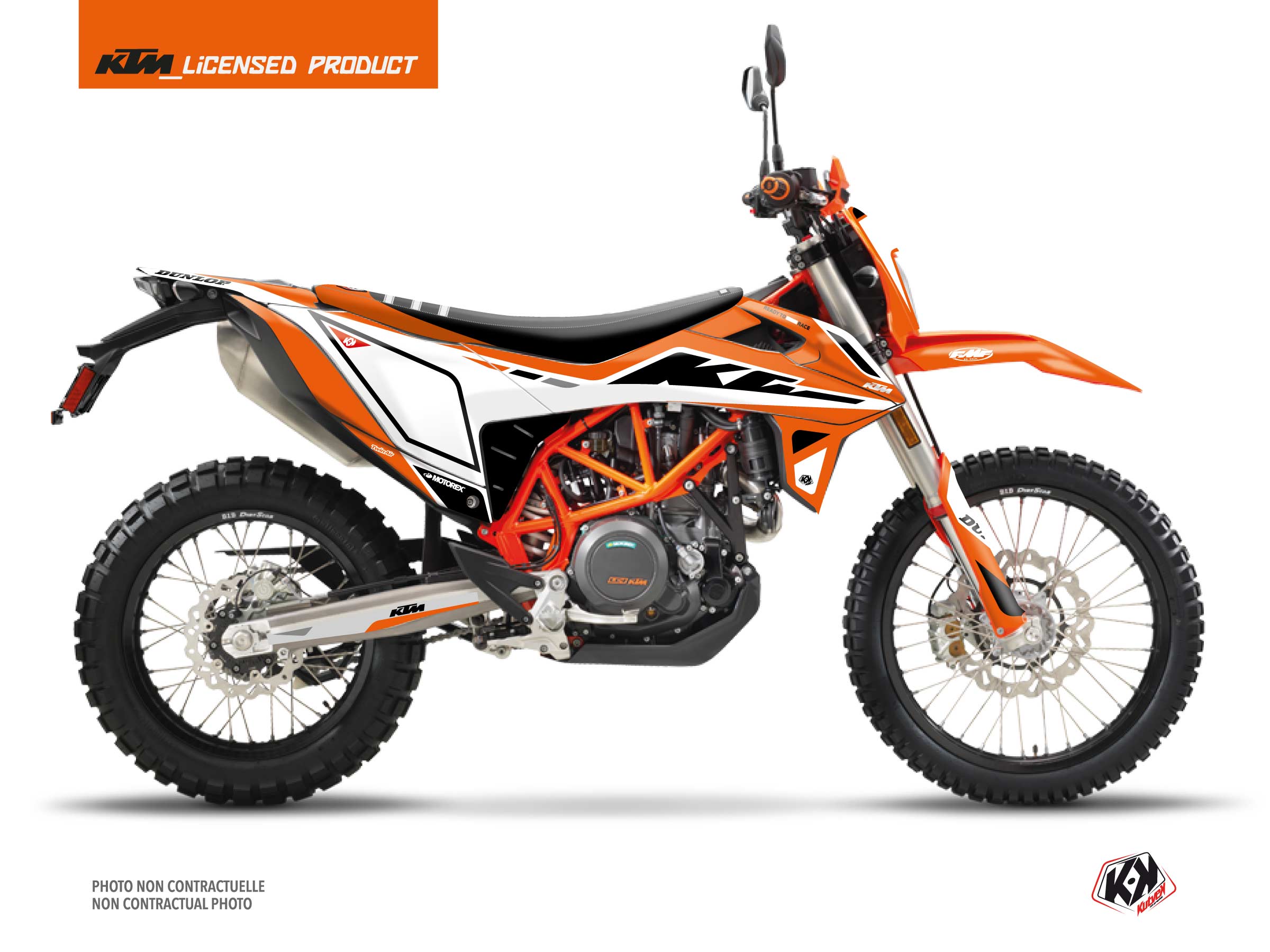 Kit Déco Moto Cross Global KTM 690 ENDURO R Orange