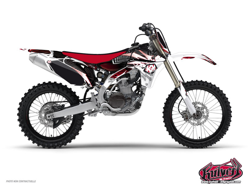 Yamaha 125 YZ Dirt Bike Graff Graphic Kit Red