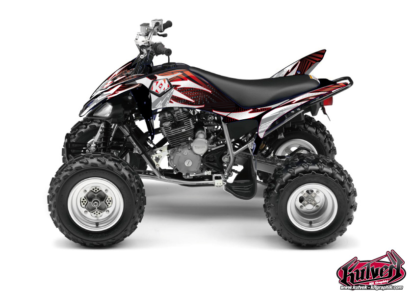 Kit Déco Quad Graff Yamaha 250 Raptor Rouge