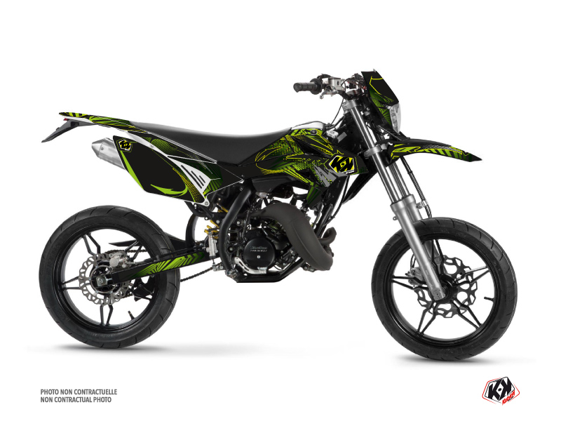 Beta RR 50 Motard 50cc Graff Graphic Kit Green