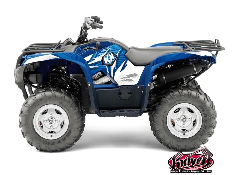 Kit Déco Quad Graff Yamaha 550-700 Grizzly Bleu