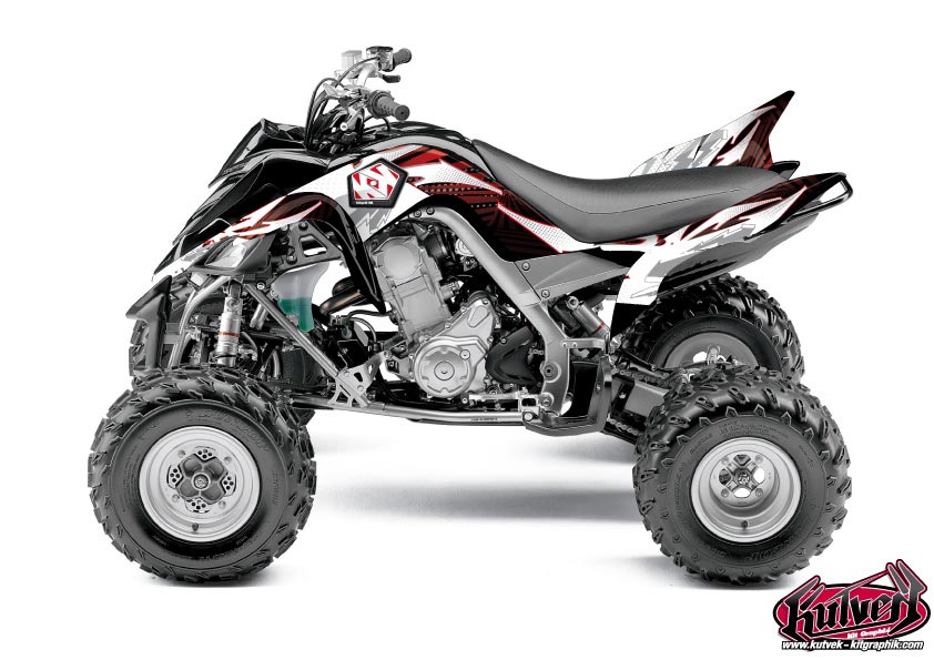 Yamaha 700 Raptor ATV Graff Graphic Kit Red