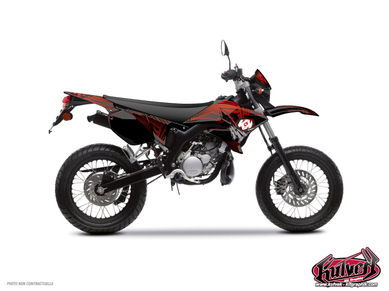 Kit Déco 50cc Graff Yamaha DT 50 Rouge