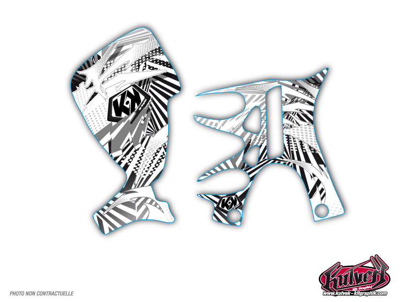 Stickers Bottes SIDI Dirt Bike Graff Graphic Kit White