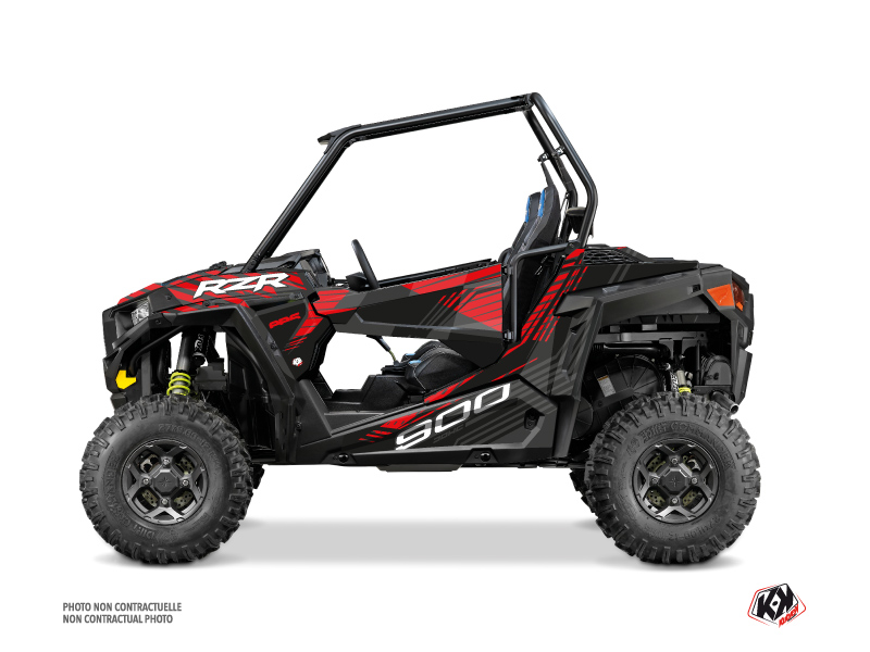 Kit Déco SSV Graphite Polaris RZR 900 S Noir Rouge