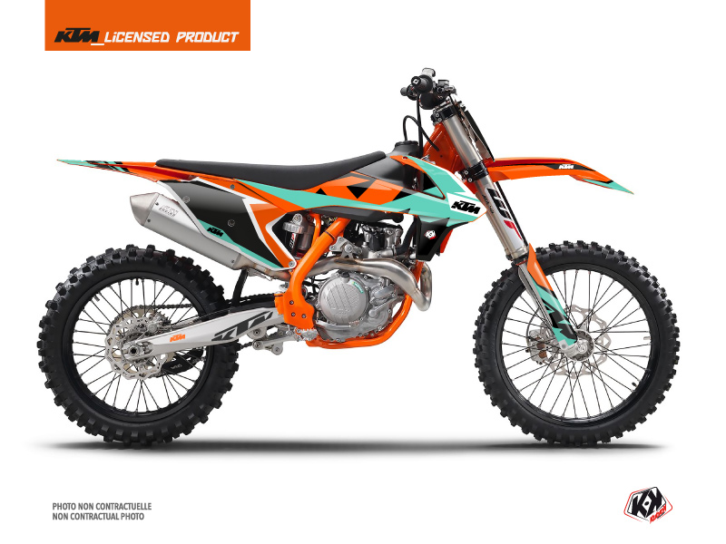 KTM 150 SX Dirt Bike Gravity Graphic Kit Green