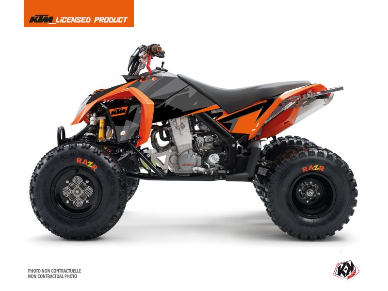 KTM 450-525 SX ATV Gravity Graphic Kit Orange