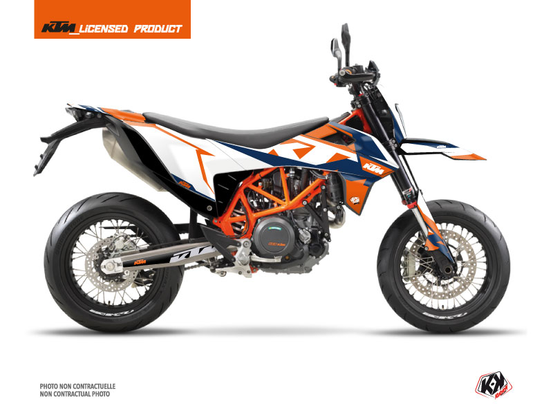 Kit Déco Moto Cross Gravity KTM 690 SMC R Bleu