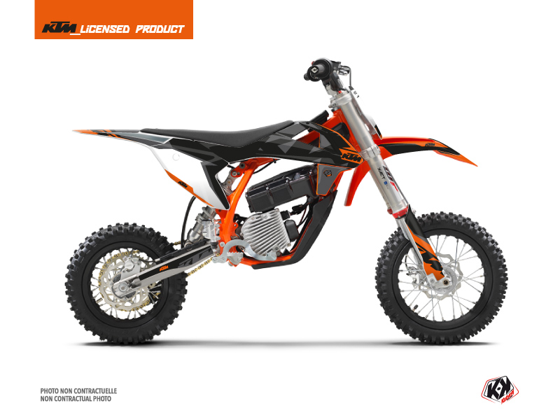 KTM SX-E 5 Dirt Bike Gravity Graphic Kit Orange