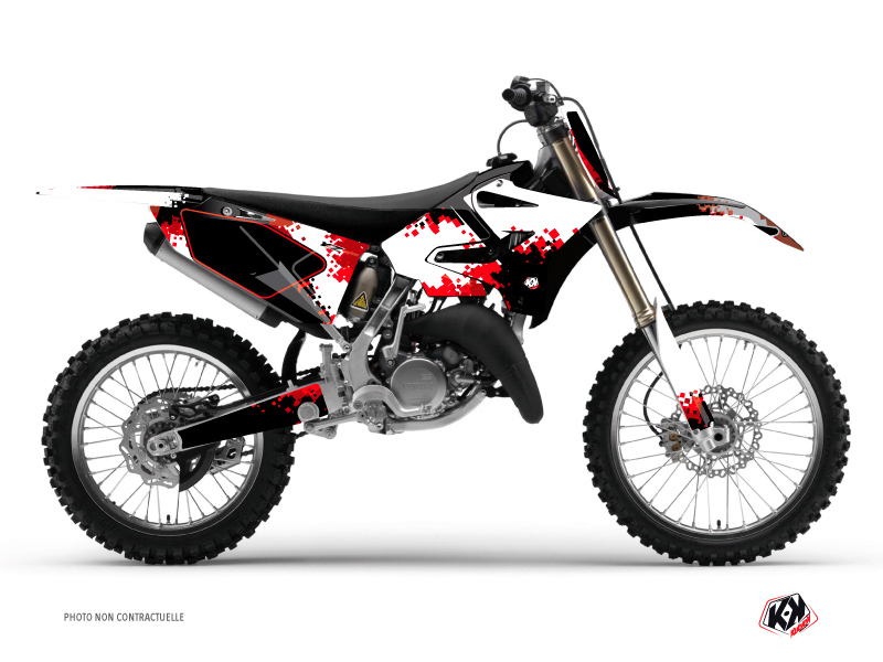 Kit Déco Moto Cross Hangtown Yamaha 125 YZ Rouge