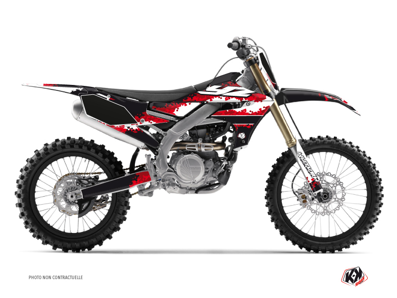 Kit Déco Moto Cross Hangtown Yamaha 250 YZF Rouge