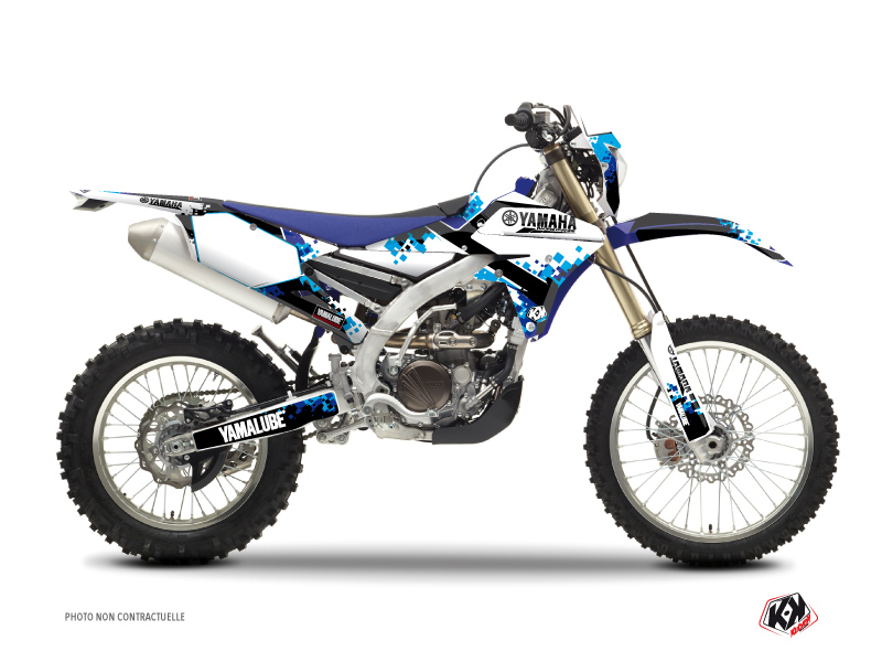 Yamaha 450 WRF Dirt Bike Hangtown Graphic Kit Blue