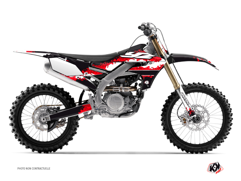 Yamaha 450 YZF Dirt Bike Hangtown Graphic Kit Red