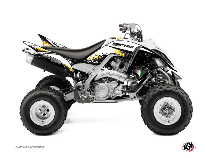 Kit Déco Quad Hangtown Yamaha 700 Raptor Jaune 60th Anniversary