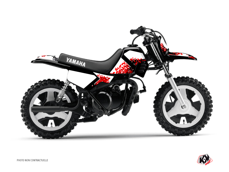 Yamaha PW 50 Dirt Bike Hangtown Graphic Kit Red