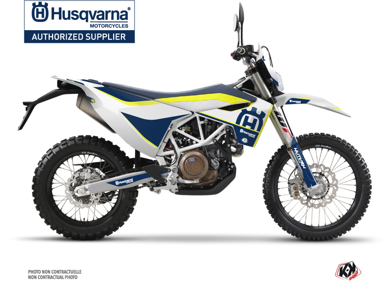Husqvarna 701 Enduro Dirt Bike Heritage Graphic Kit Yellow