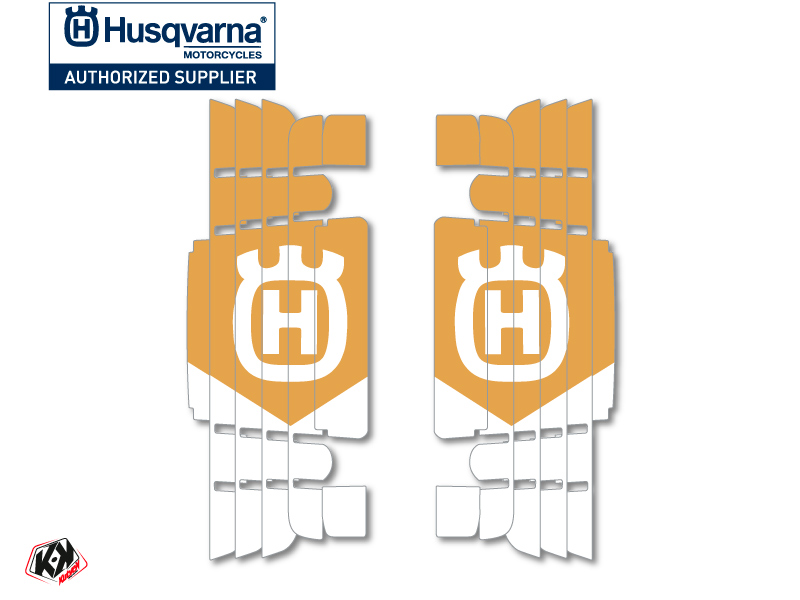 Kit Déco Grilles de radiateur Heritage Husqvarna TC-FC 2016-2017 Blanc