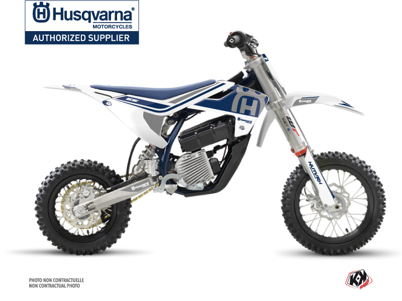 Husqvarna EE-5 Dirt Bike Heritage Graphic Kit White Grey