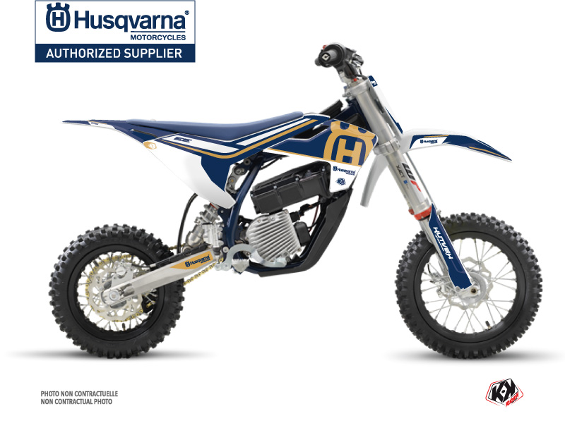 Husqvarna EE-5 Dirt Bike Heritage Graphic Kit Blue