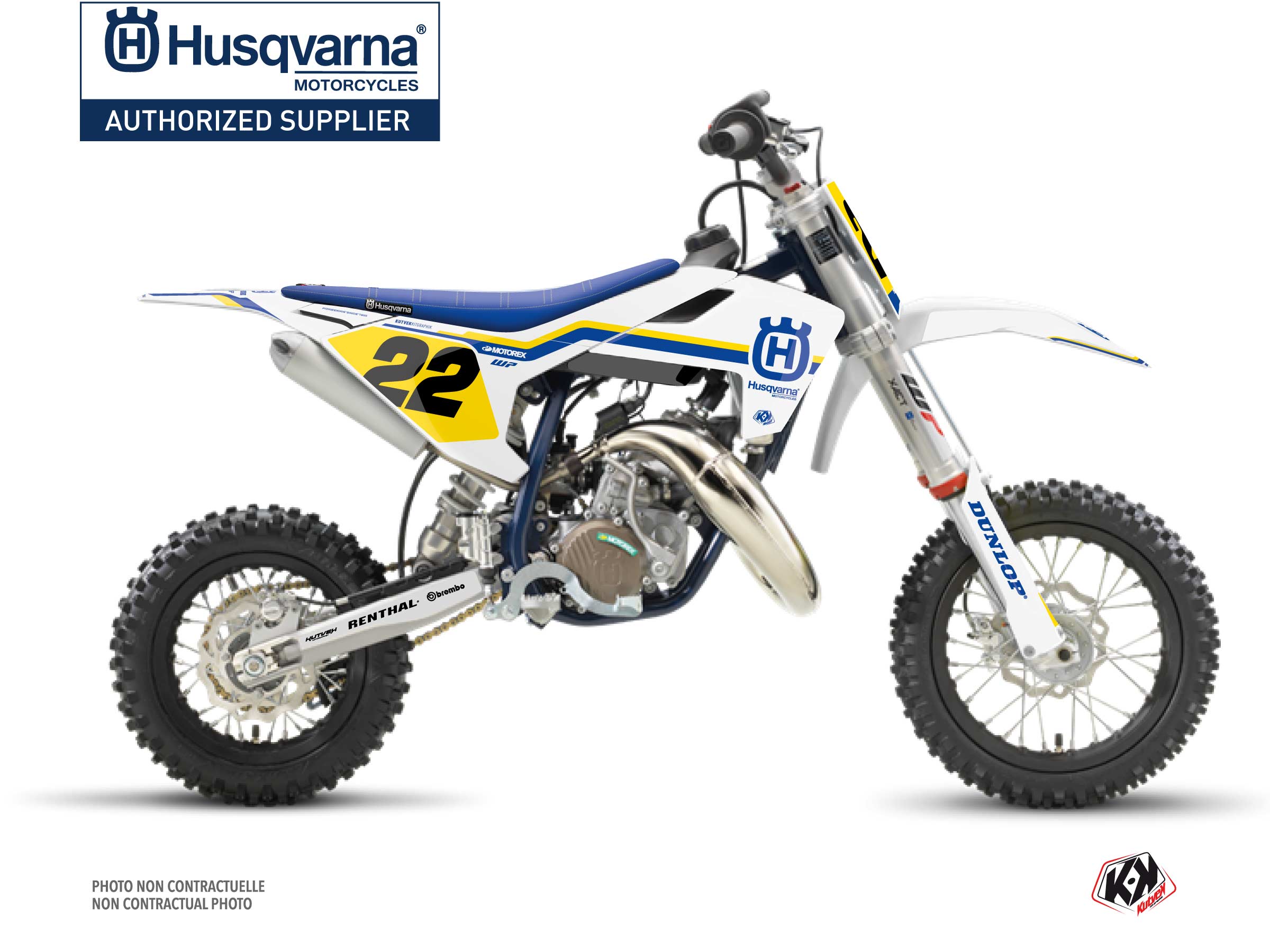 Husqvarna Tc 50 Dirt Bike Heritage K23 Graphic Kit