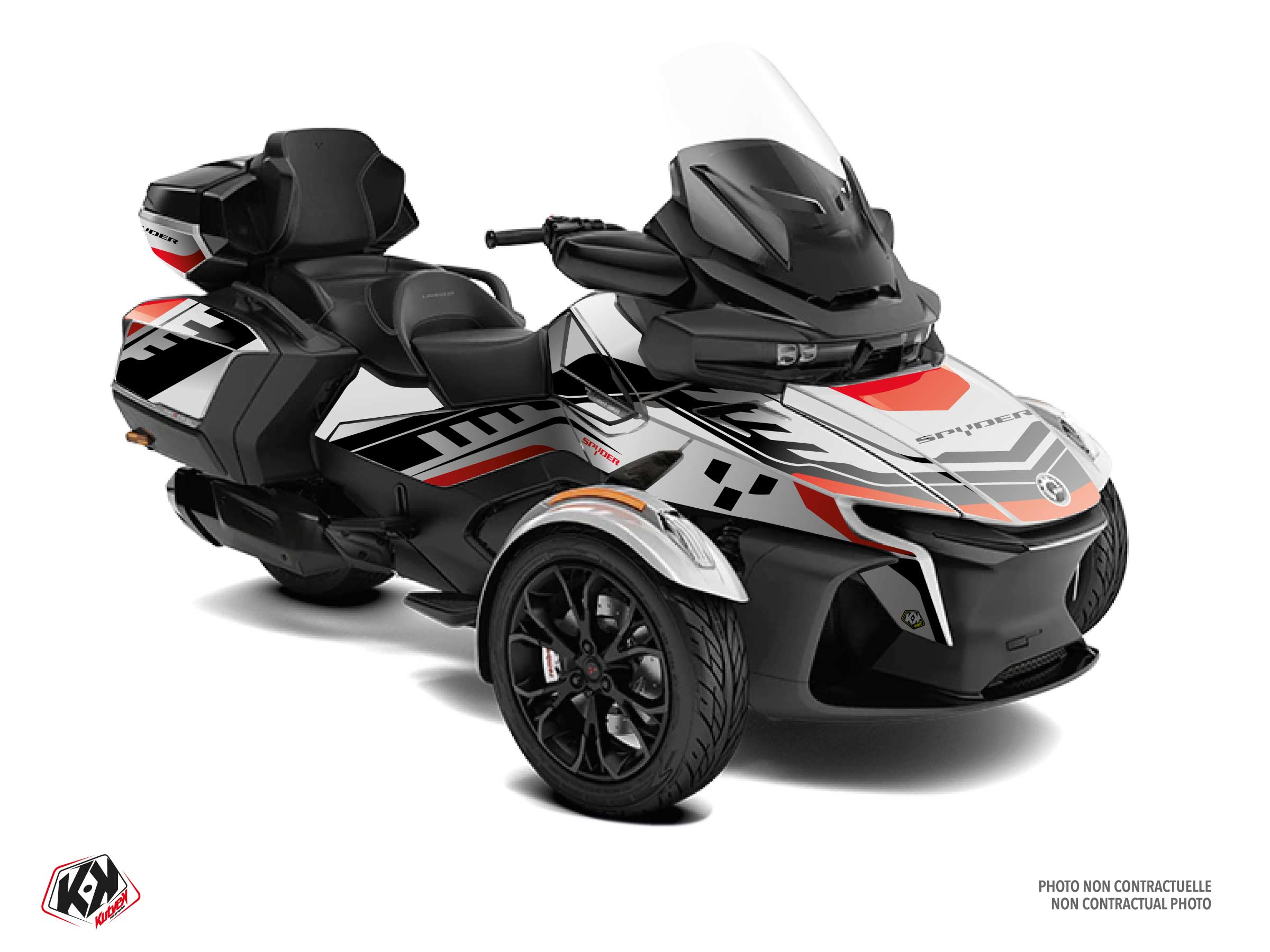 Kit Déco Hybride Horizon Can-am Spyder Rt Blanc