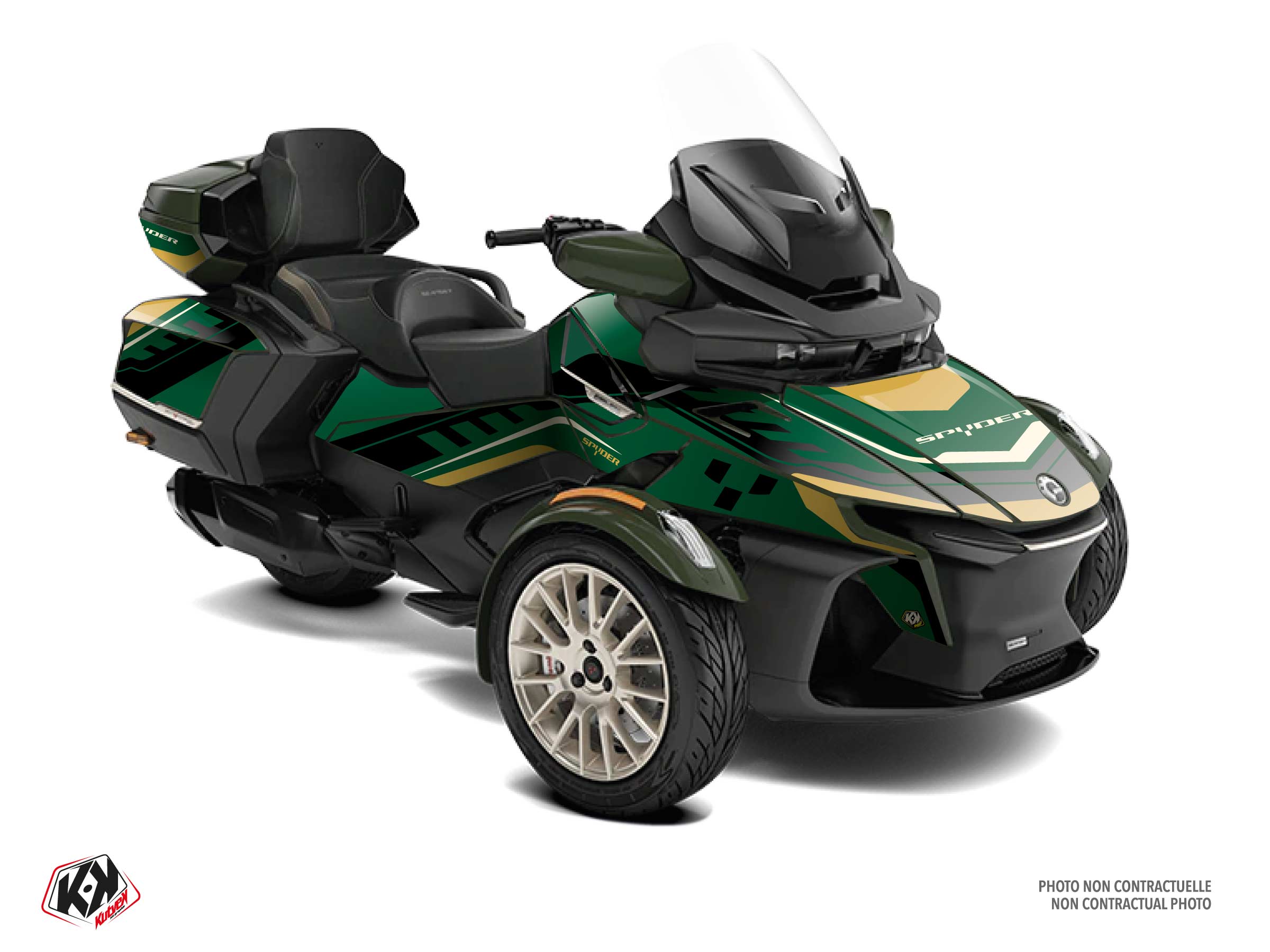 Kit Déco Hybride Horizon Can-am Spyder Rt Vert