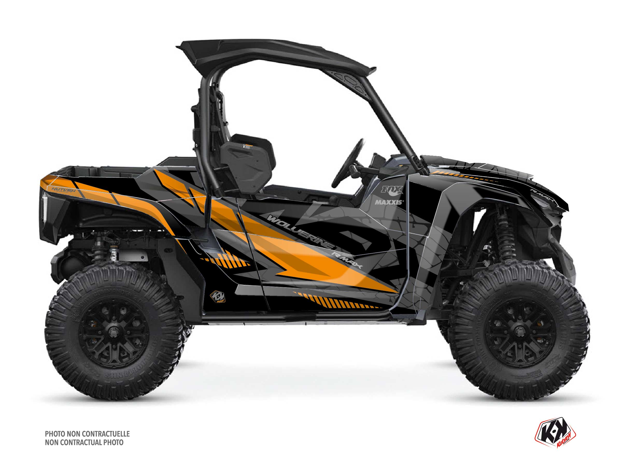 Yamaha Wolverine RMAX UTV Kaiman Graphic Kit Orange