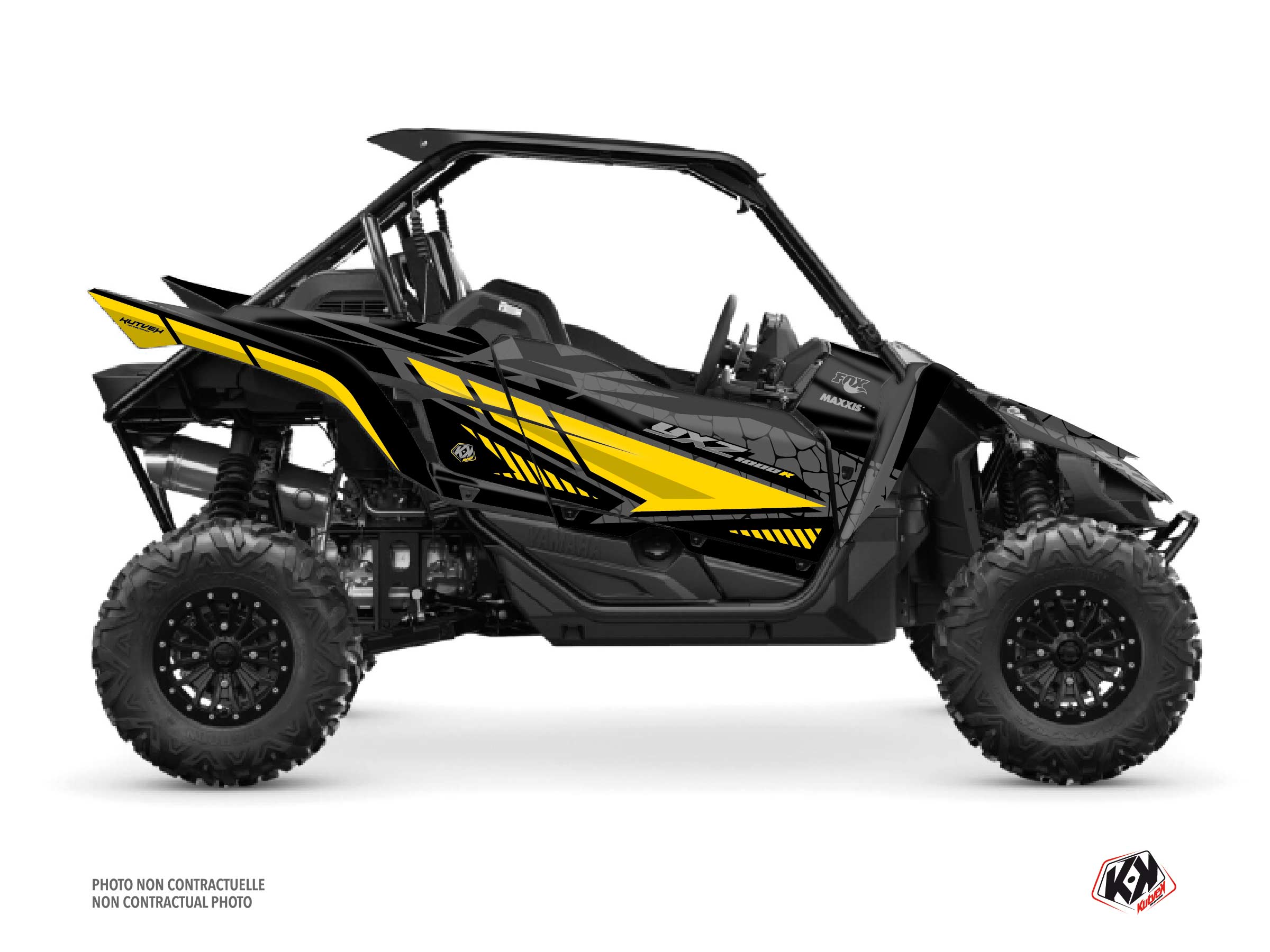 Yamaha YXZ 1000 R UTV Kaiman Graphic Kit Black Yellow