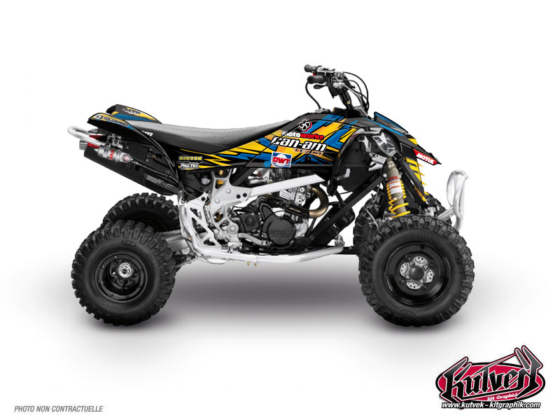 Can Am DS 450 ATV Replica Jérémie Warnia Graphic Kit  Le Touquet