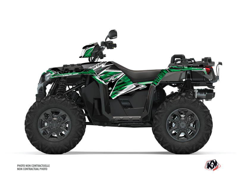 Polaris 1000 Sportsman XP S Forest ATV Jungle Graphic Kit Black Green