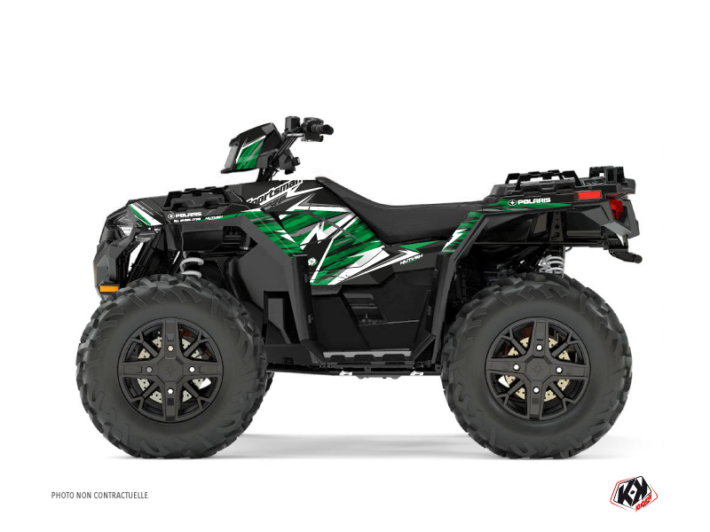 Kit Déco Quad Jungle Polaris 1000 Sportsman XP Forest Noir Vert