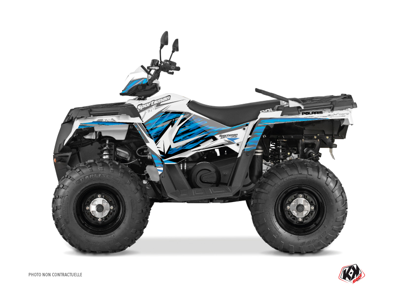 Polaris 570 Sportsman Forest ATV Jungle Graphic Kit Blue