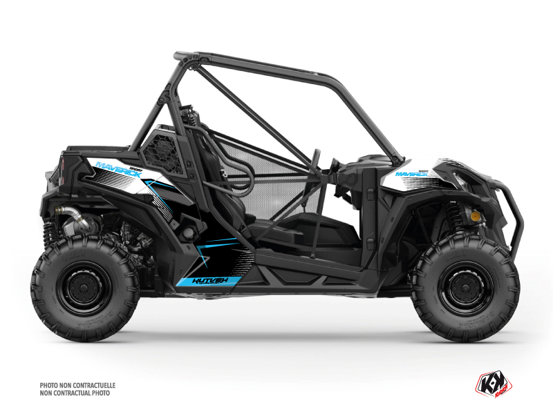 Can Am Maverick Sport UTV Kallin Graphic Kit White Blue