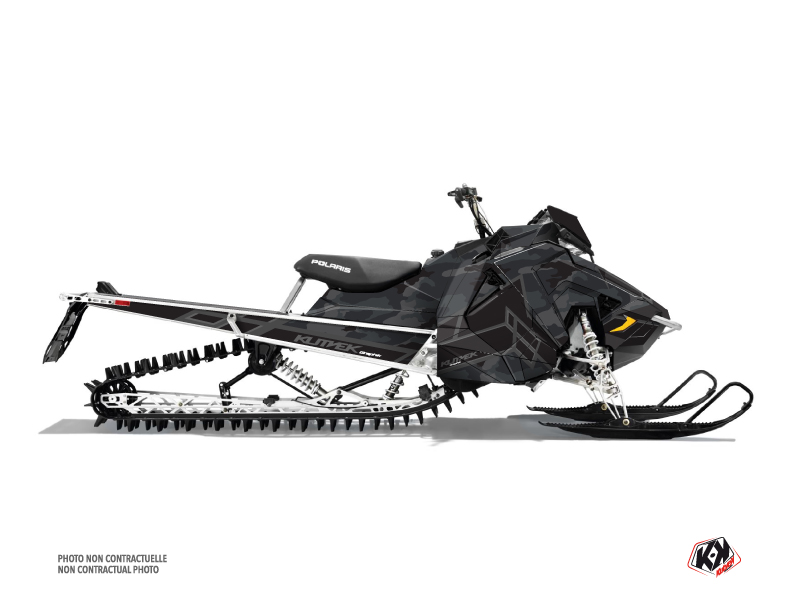 Polaris Axys Snowmobile Kamo Graphic Kit Grey