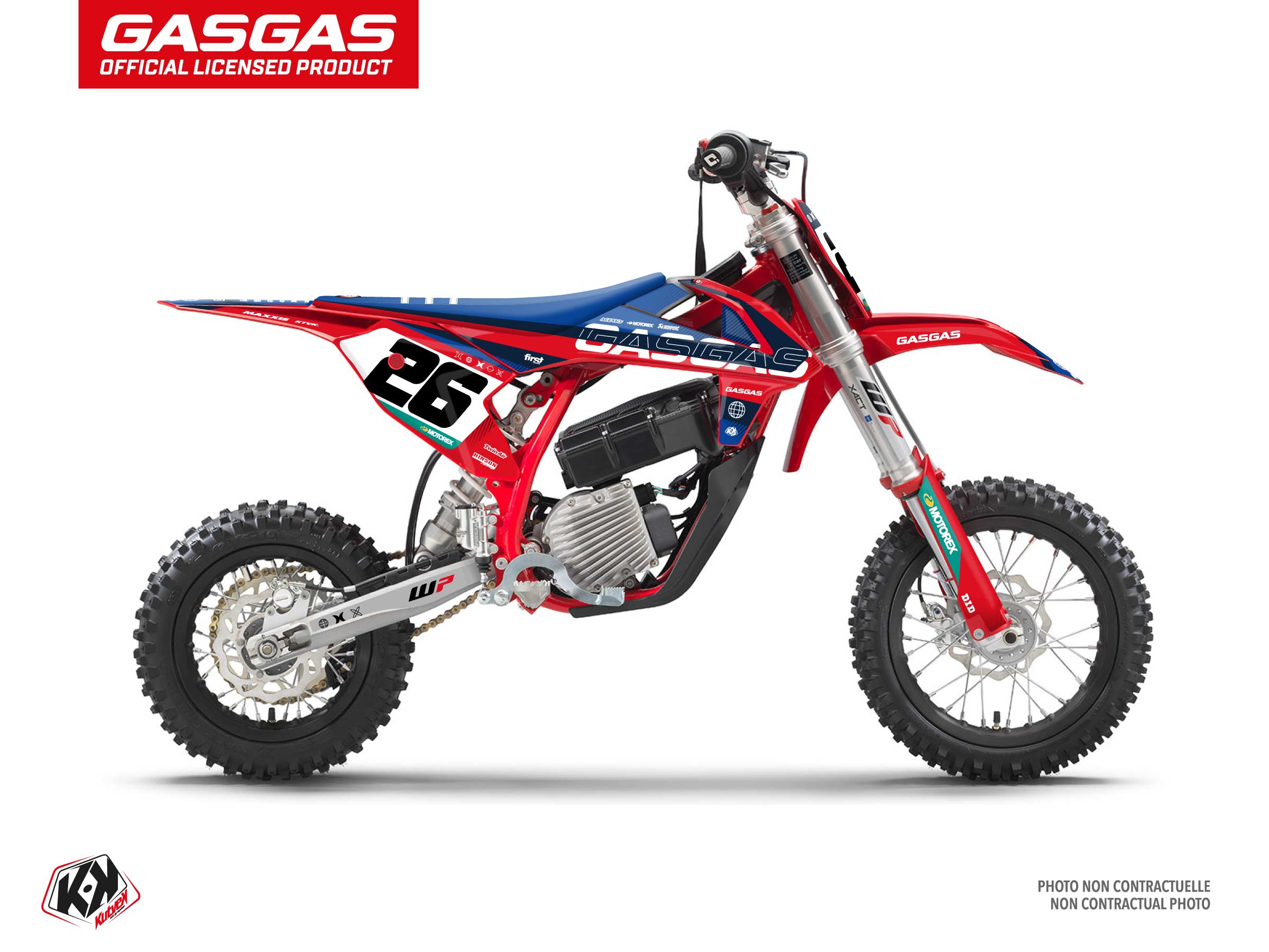 Kit Déco Motocross Kanyon Gasgas Mc-e 5 Rouge