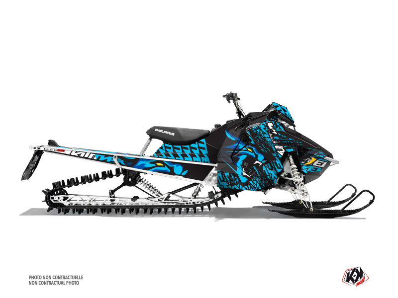 Polaris Axys Snowmobile Keen Graphic Kit Blue