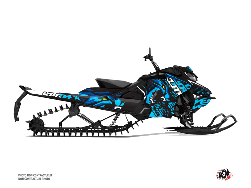 Kit Déco Motoneige Keen Skidoo Gen 4 Bleu