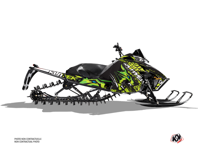 Arctic Cat Pro Climb Snowmobile Keen Graphic Kit Green