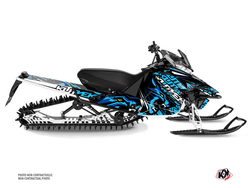 Yamaha SR Viper Snowmobile Keen Graphic Kit Blue