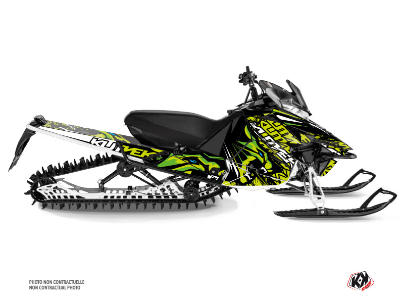 Yamaha SR Viper Snowmobile Keen Graphic Kit Green