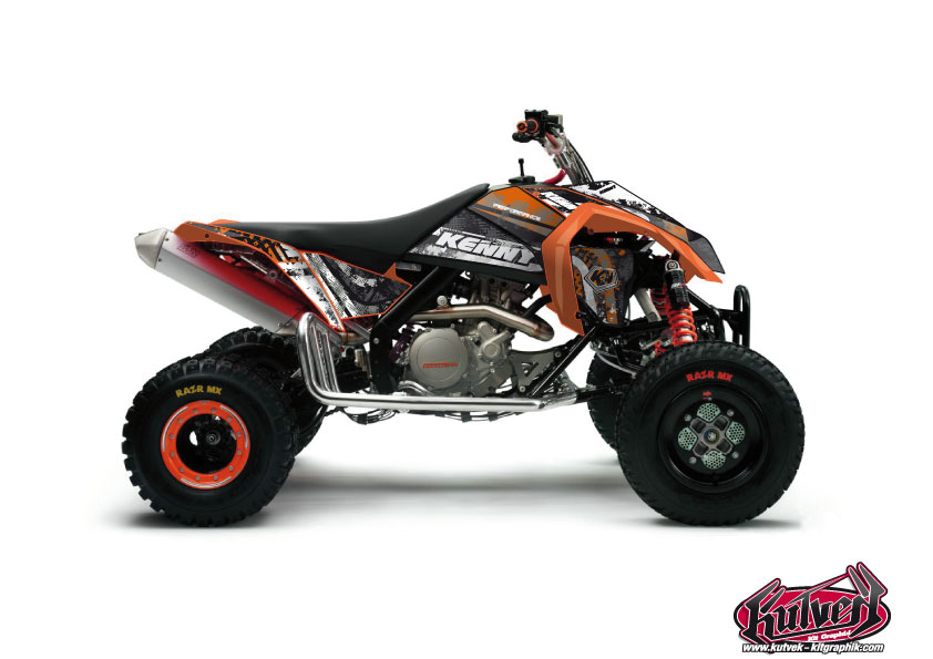 KTM 450-525 SX ATV Kenny Graphic Kit