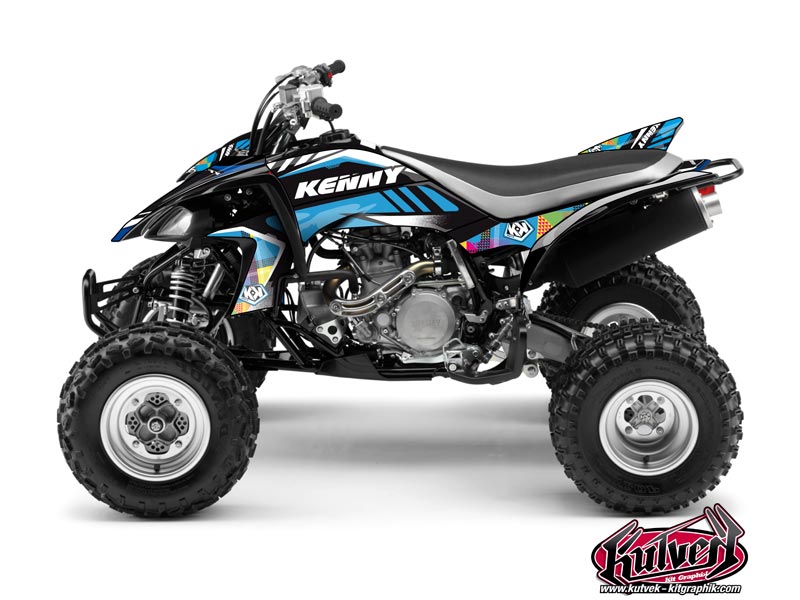 Yamaha 450 YFZ ATV Kenny Graphic Kit Blue