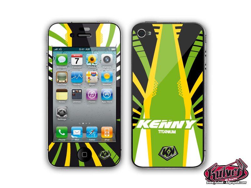 KUTVEK Stickers iPhone Accessories KENNY Graphic kit 