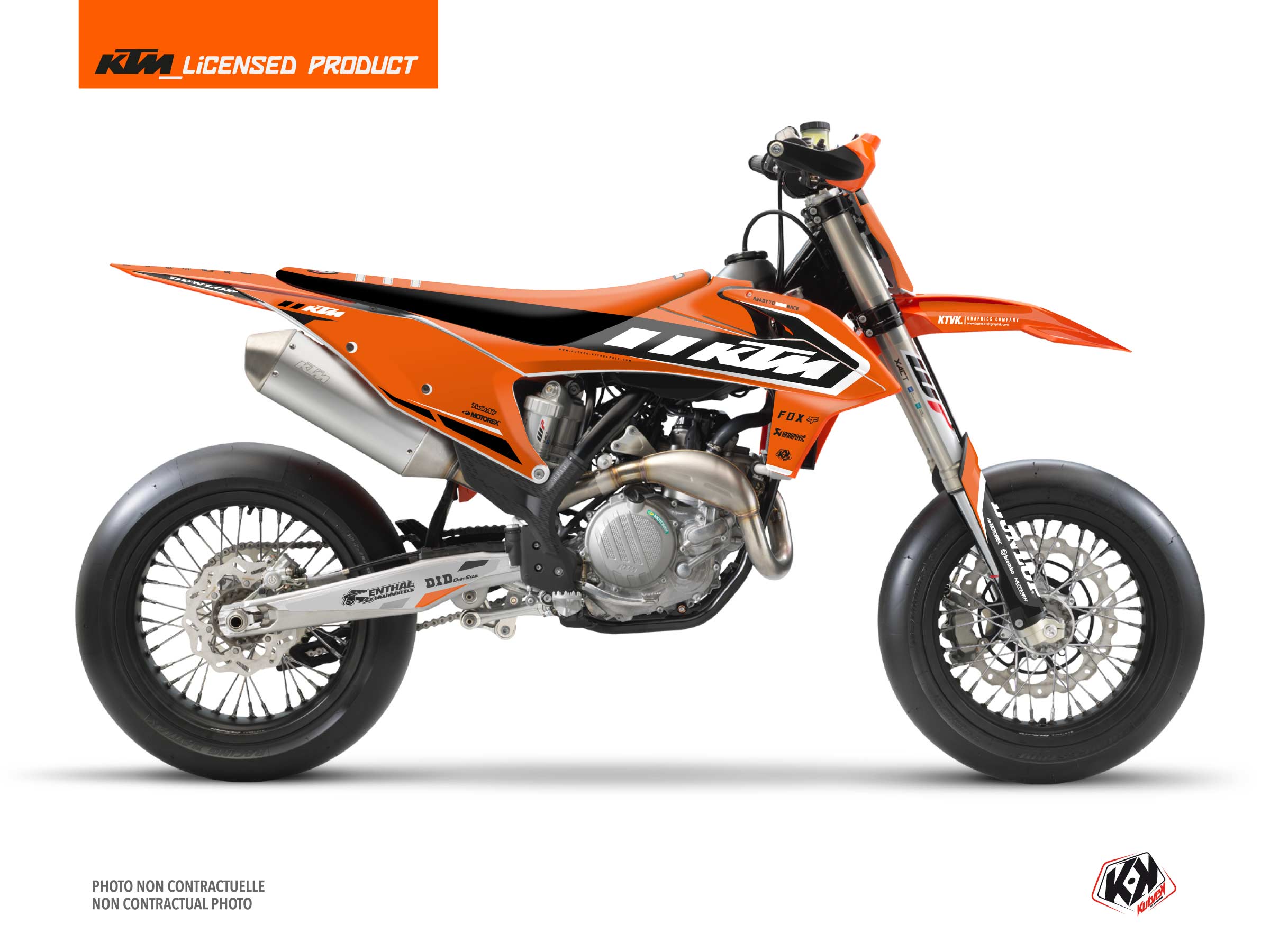 KTM 450 SMR Dirt Bike Keystone Graphic Kit Orange