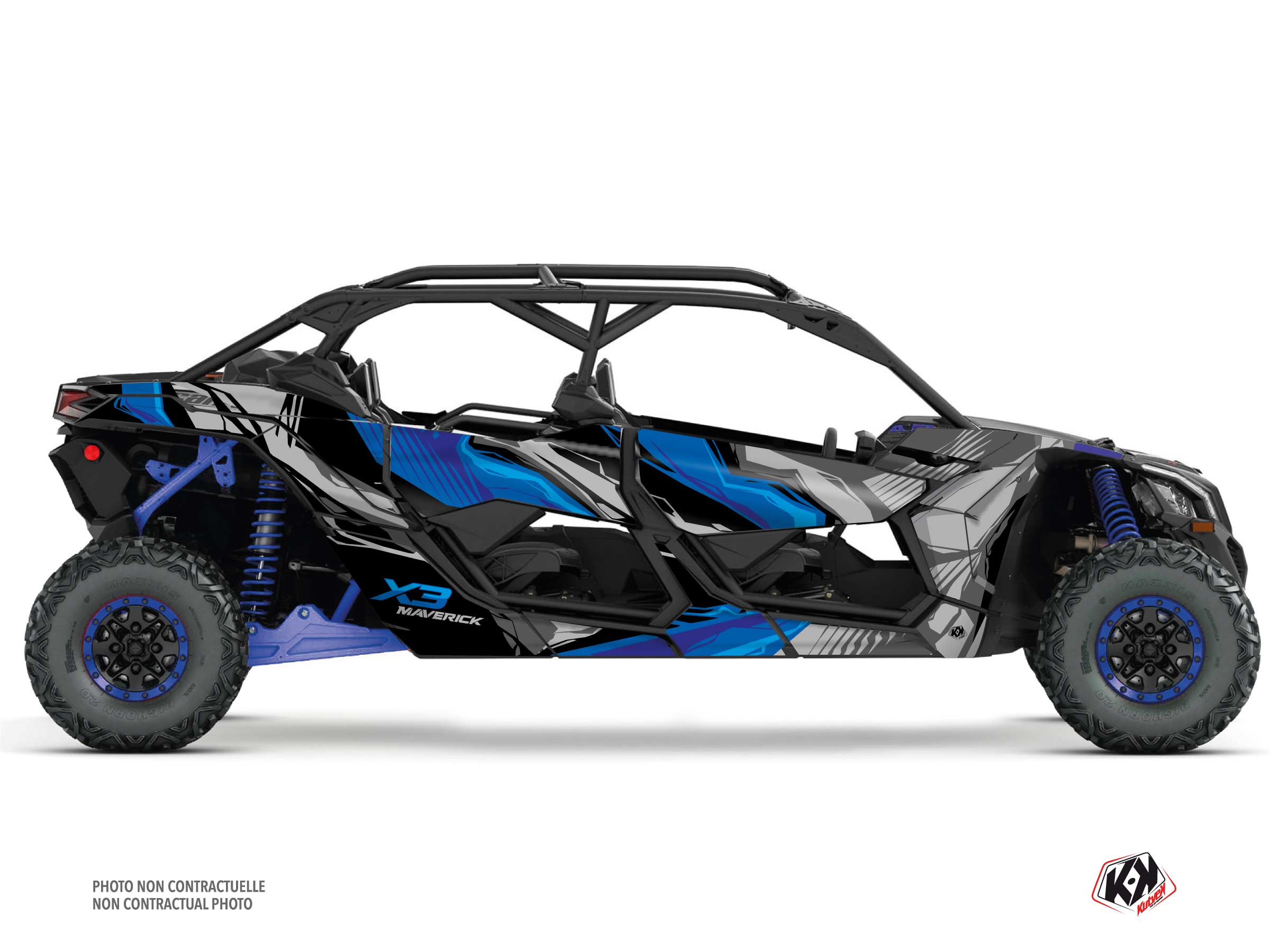 Kit Déco SSV Kliff Can Am Maverick X3 MAX Bleu