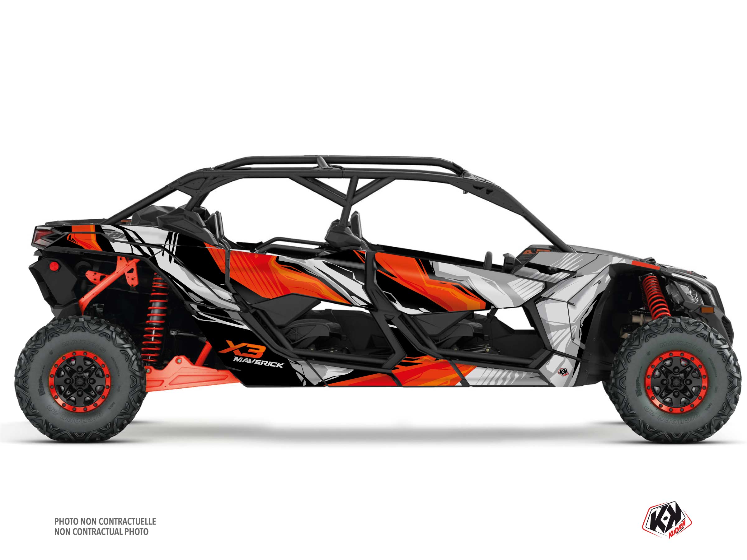 Kit Déco SSV Kliff Can Am Maverick X3 MAX Rouge