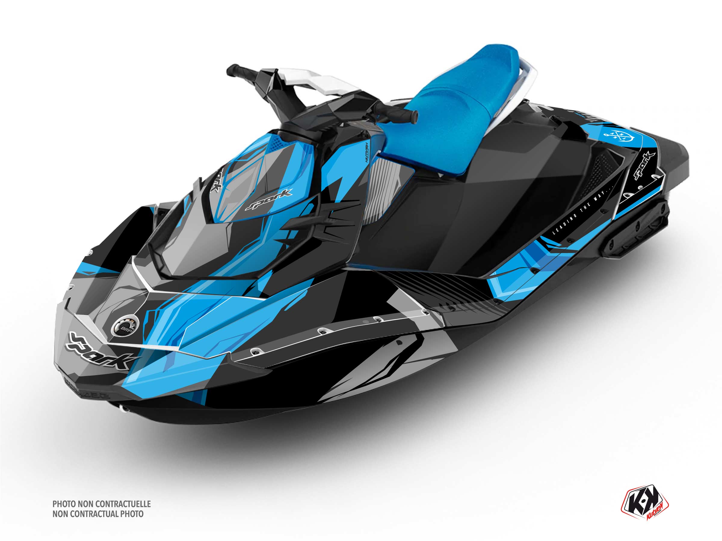 Seadoo Spark Jet-Ski Kliff Graphic Kit Blue