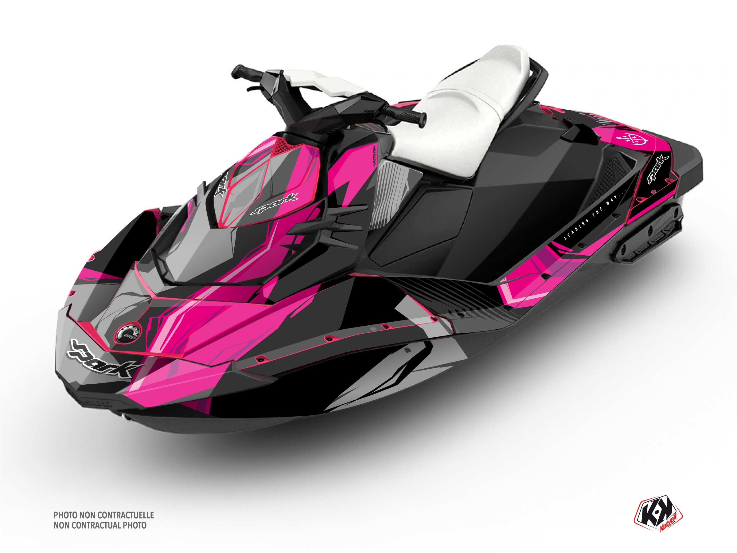 Seadoo Spark Jet-Ski Kliff Graphic Kit Pink