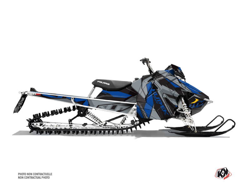 Kit Déco Motoneige Klimb Polaris Axys Bleu